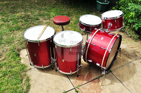 1945c Ajax Boosey & Hawkes De-Luxe Drum Kit